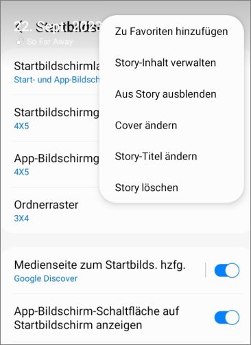 Story bearbeiten