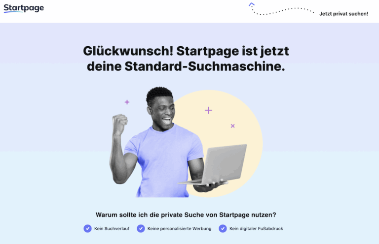 Startpage - Suchmaschine