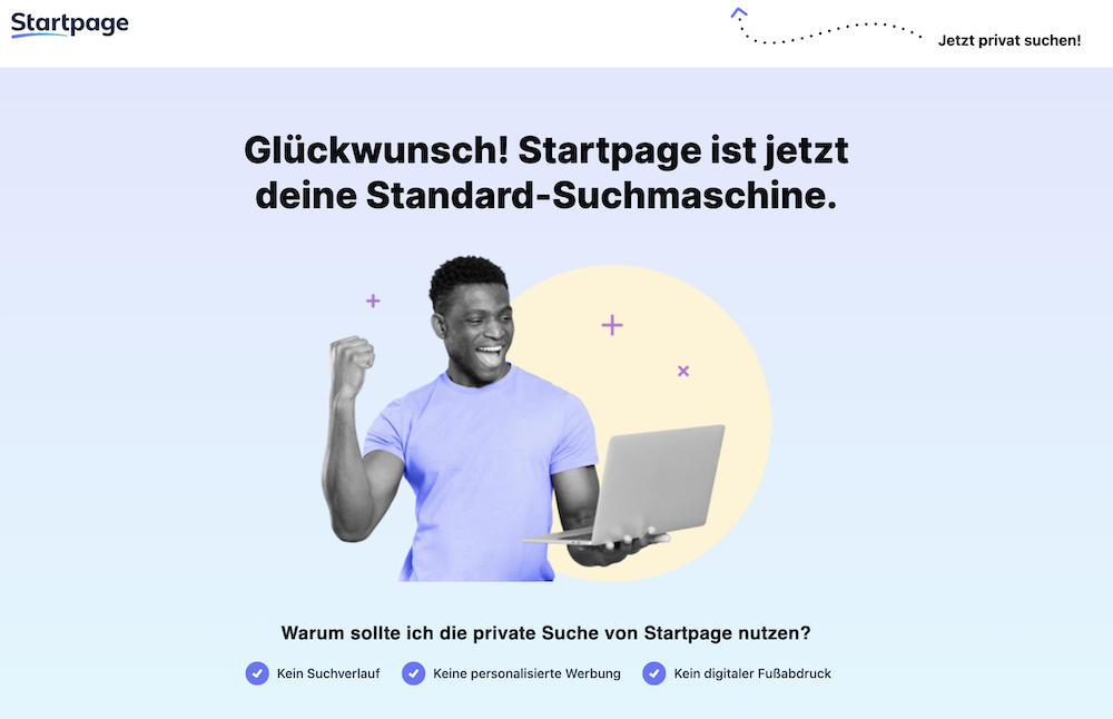 Startpage - Suchmaschine
