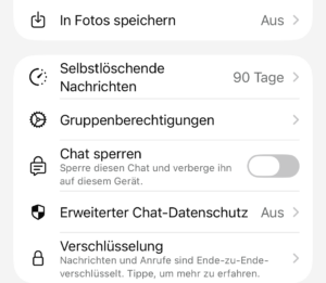 Erweiterter Datenschutz