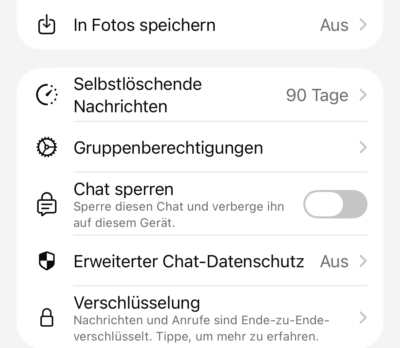 Erweiterter Datenschutz