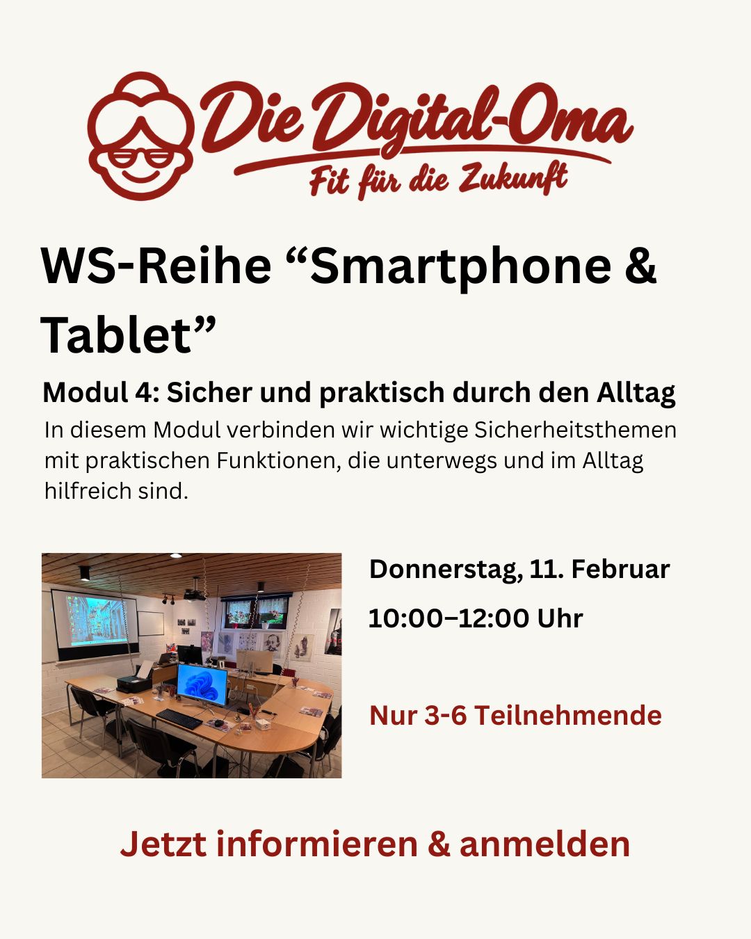 Smartphone & Tablet - Schritt für Schritt sicher werden - Modul 4
